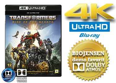 Transformers: Rise of the Beasts UHD 4K blu ray anmeldelse