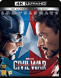 Captain America: Civil war UHD 4K blu-ray anmeldelse