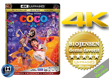 Coco UHD 4K blu-ray Quick review