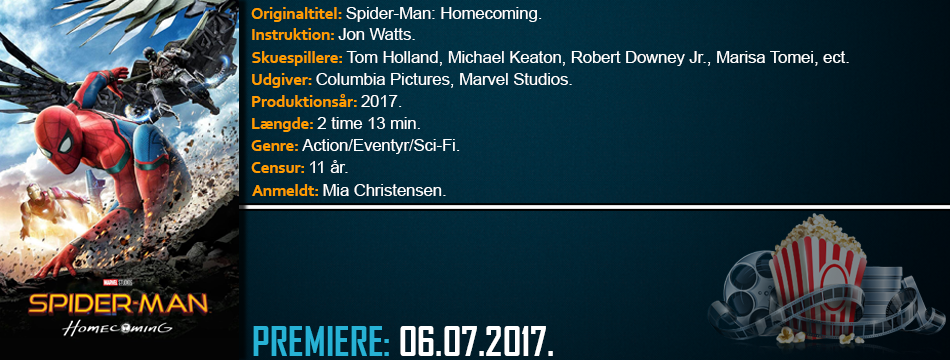 Spiderman Homecoming anmeldelse