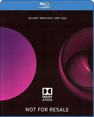 Dolby Atmos Demonstration Disc september 2016