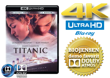 Titanic UHD 4K blu ray anmeldelse