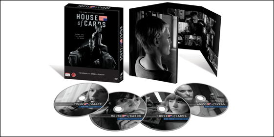 House of cards sæson 2 blu-ray anmeldelse