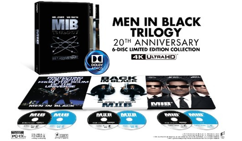 Men in Black Trilogy 20th Anniversary 4K Blu-ray Collection 