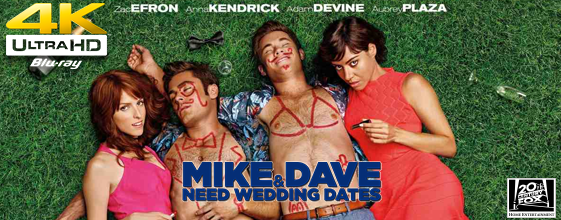 Mike and Dave Need Weddding Dates UHD 4K blu-ray anmeldelse