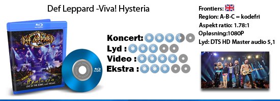 Def Leppard -Viva! Hysteria blu-ray