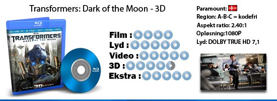 Transformers: Dark of the moon - 3D
