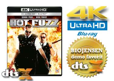 Hot Fuzz UHD 4K blu-ray anmeldelse