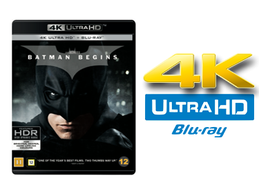 Batman Begins UHD 4K blu-ray anmeldelse