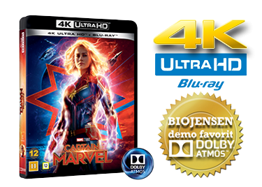Captain Marvel UHD 4K blu-ray anmeldelse