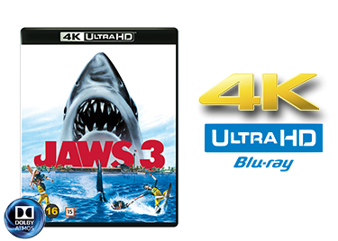 Jaws 3 UHD 4K blu-ray anmeldelse