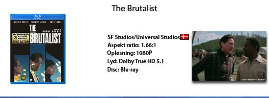 The Brutalist blu ray
