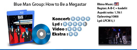 Blue Man Group: How to Be a Megastar