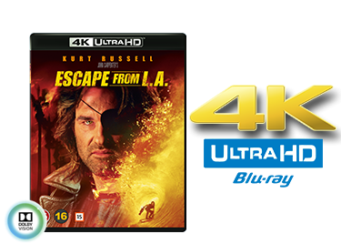 Escape From L.A. UHD 4K blu ray anmeldelse