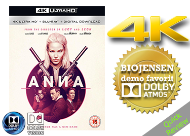 Anna UHD 4K blu-ray Quick review