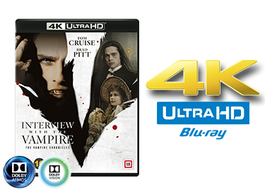 Interview with the Vampire UHD 4K blu ray anmeldelse