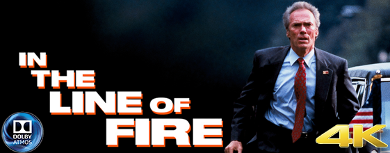 In The Line of Fire UHD 4K blu-ray anmeldelse