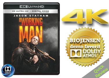 A Working Man UHD 4K blu ray Quick review