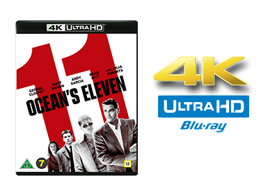 Ocean’s Eleven UHD 4K blu ray anmeldelse