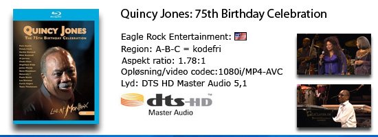 Quincy Jones: 75th birthday celebration