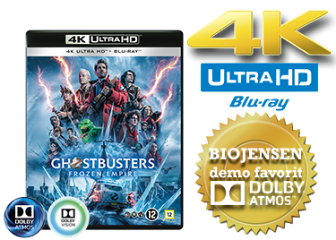 Ghostbusters: Frozen Empire UHD 4K blu-ray anmeldelse