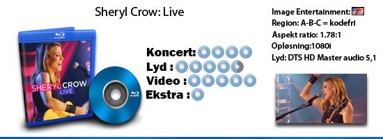 Sheryl Crow: live
