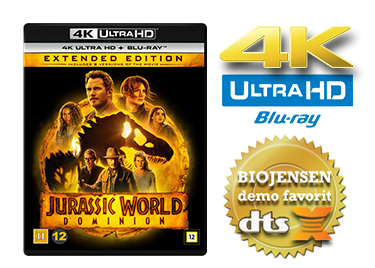 Jurassic World Dominion UHD 4K blu-ray anmeldelse