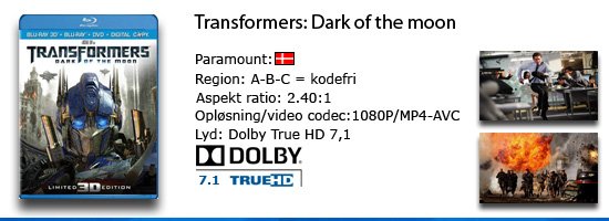 Transformers: Dark of the moon