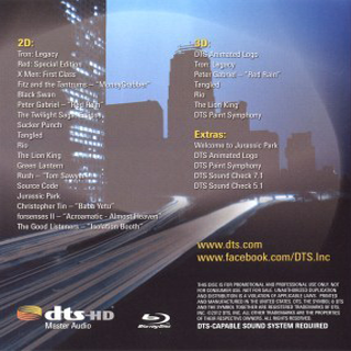 DTS Blu-Ray Demonstration Disc 16