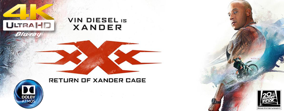 xXx: Return of Xander Cage UHD 4K blu-ray anmeldelse