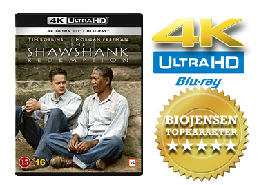 Shawshank Redemption UHD 4K blu-ray anmeldelse