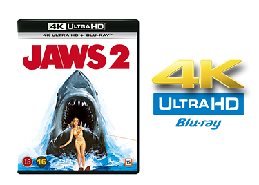 Jaws 2 UHD 4K blu ray anmeldelse
