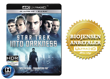 Star Trek Into Darkness UHD blu-ray anmeldelse