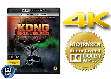 Kong: Skull Island UHD 4K blu-ray anmeldelse