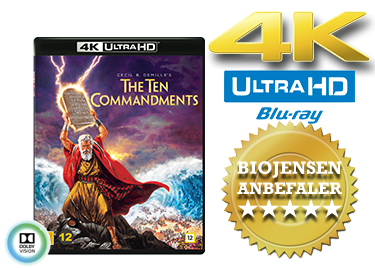 The Ten Commandments UHD 4K blu ray anmeldelse