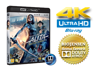Alita Battle Angel UHD 4K blu-ray anmeldelse