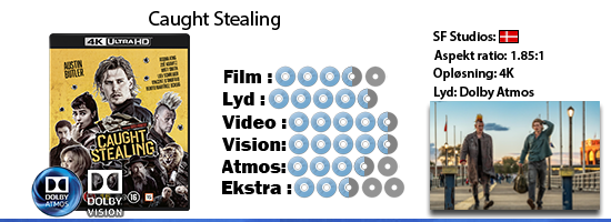 Caught Stealing UHD 4K blu ray