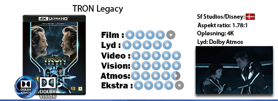 TRON Legacy UHD 4K blu ray