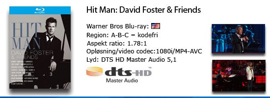 Hit man: David Foster & friends