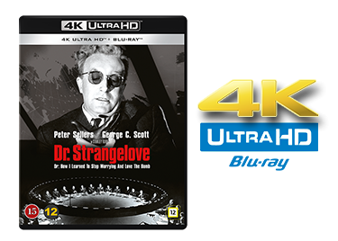 Dr. Strangelove UHD 4K blu-ray anmeldelse