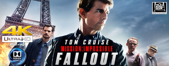 Mission Impossible Fallout UHD 4K blu-ray anmeldelse