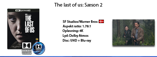 The last of us: S&aelig;son 2 UHD 4K blu ray