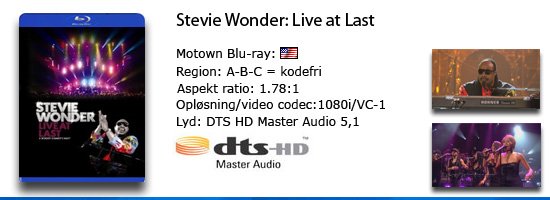 Stevie Wonder: live at last