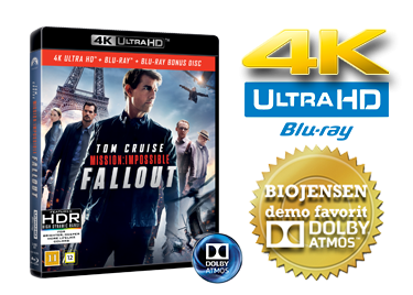 Mission Impossible Fallout UHD 4K blu-ray anmeldelse