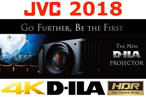 JVC 2018 UHD 4K projektor