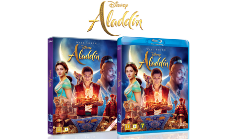 Aladdin film på blu-ray og dvd