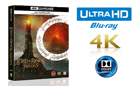 The lord of the rings trilogy UHD 4K blu ray