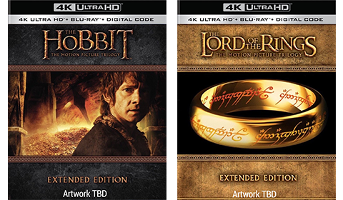 Lord of the Rings trilogien og The Hobbit trilogien på UHD