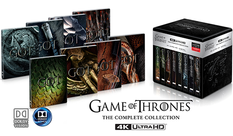 Game of Thrones: The Complete Collection -Limited Steelbook 4K UHD blu-ray