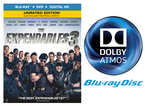 The Expendables 3 Dolby Atmos bluray